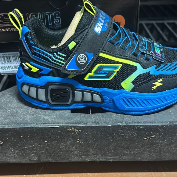 Skechers Kids' Light Storm 3 Blue Sneakers - Picture 4 of 5